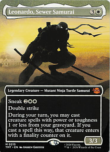 Leonardo, Sewer Samurai (Borderless)