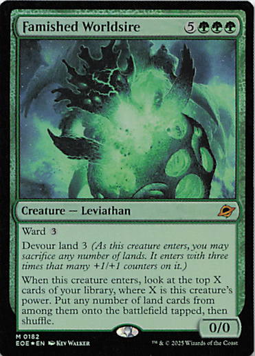 Famished Worldsire | Near Mint / English / Foil