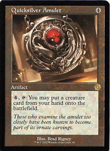 Quicksilver Amulet