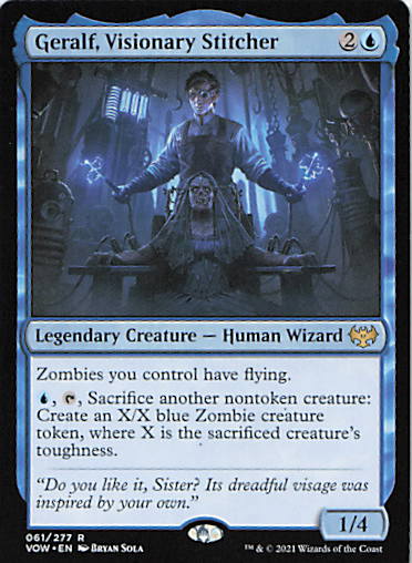 Geralf, Visionary Stitcher