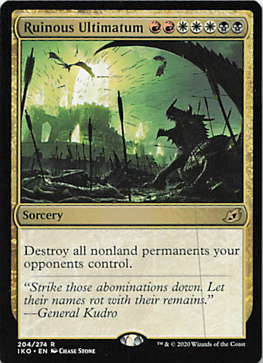 Ruinous Ultimatum