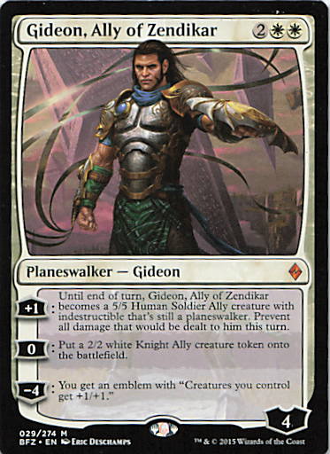 Gideon, Ally of Zendikar