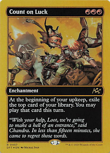 Count on Luck (First-Place Foil)