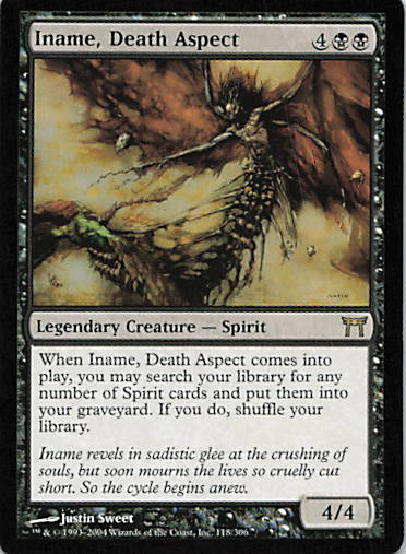 Iname, Death Aspect