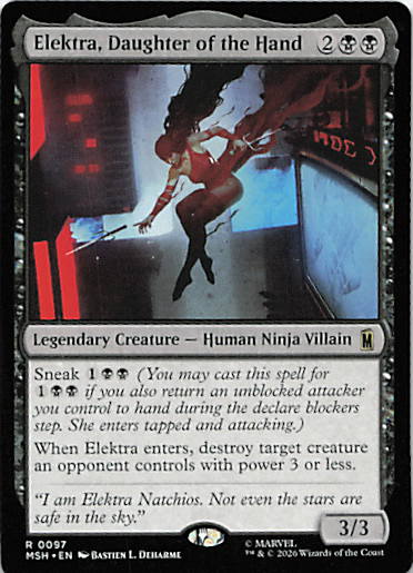 Elektra, Daughter of the Hand