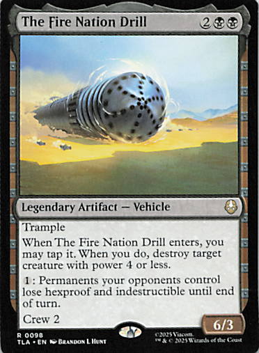 The Fire Nation Drill | Lightly Played / English / Normal