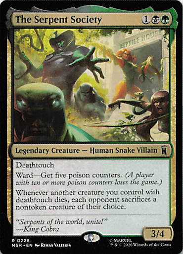 The Serpent Society | Lightly Played / English / Normal