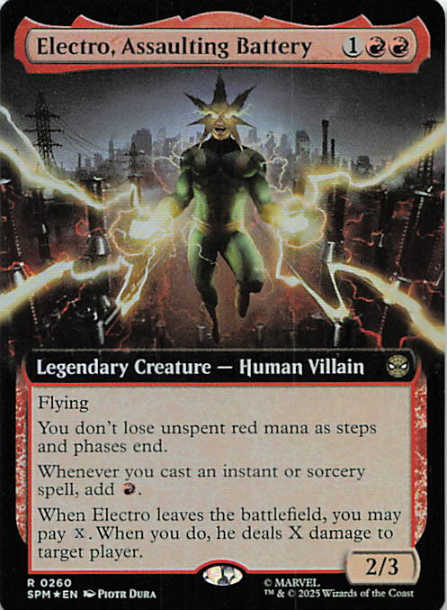 Electro, Assaulting Battery (Extended Art)