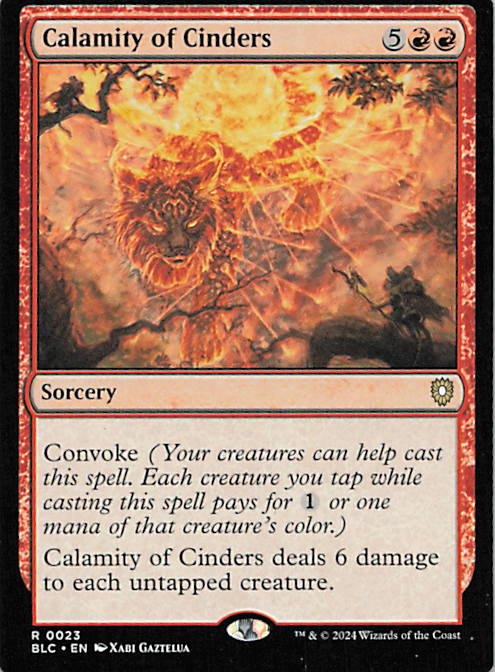 Calamity of Cinders | Near Mint / English / Normal