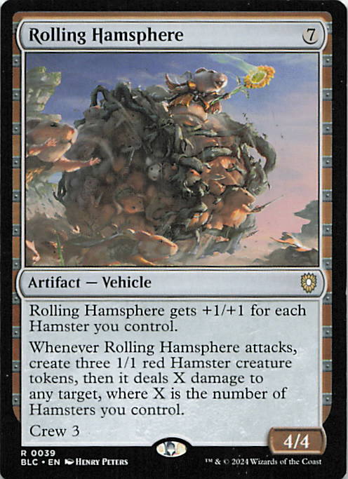 Rolling Hamsphere