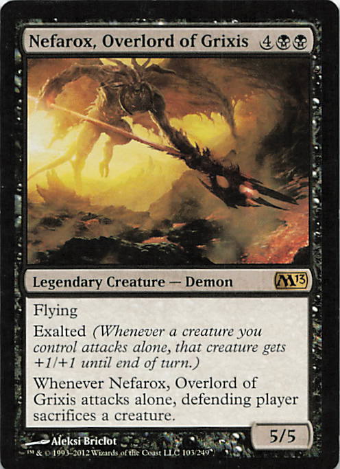 Nefarox, Overlord of Grixis