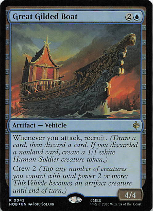 Great Gilded Boat