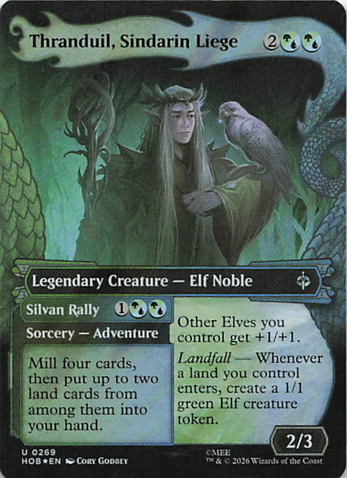 Thranduil, Sindarin Liege (Showcase) (Surge Foil)