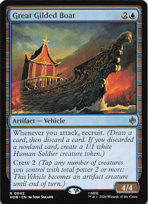 Great Gilded Boat