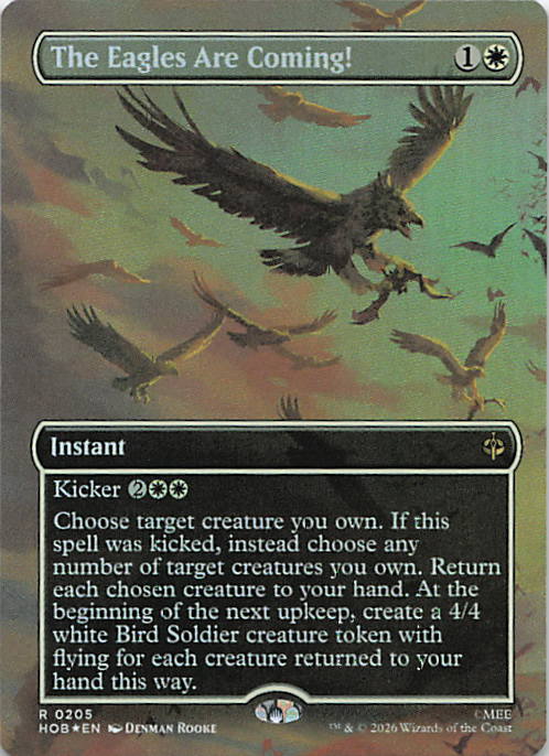 The Eagles Are Coming! (Borderless)