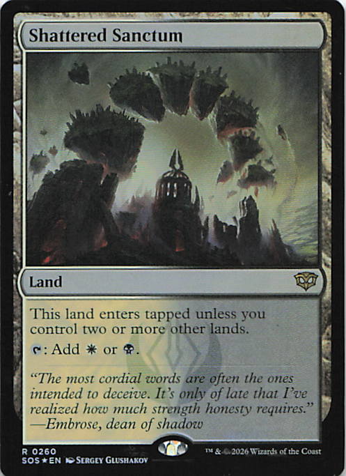 Shattered Sanctum | Near Mint / English / Foil
