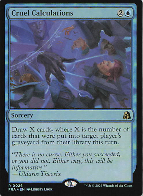 Cruel Calculations | Near Mint / English / Foil