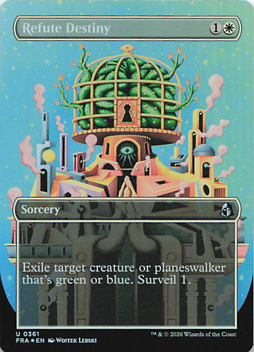 Refute Destiny (Borderless) | Near Mint / English / Foil