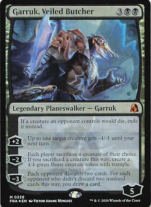 Garruk, Veiled Butcher | Near Mint / English / Foil