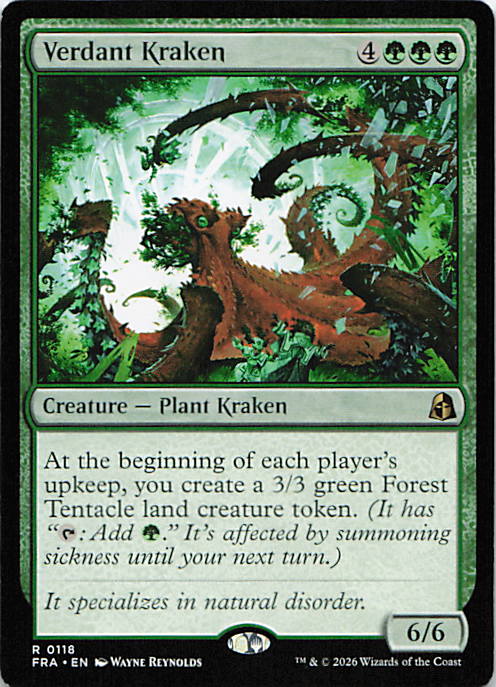 Verdant Kraken | Near Mint / English / Normal