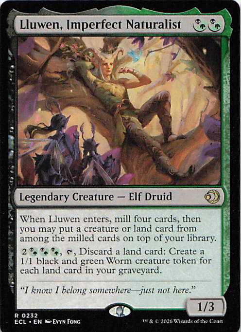 Lluwen, Imperfect Naturalist