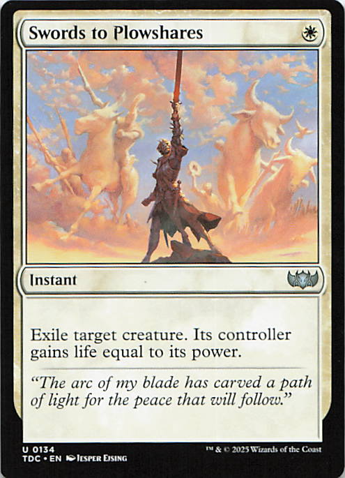 Swords to Plowshares