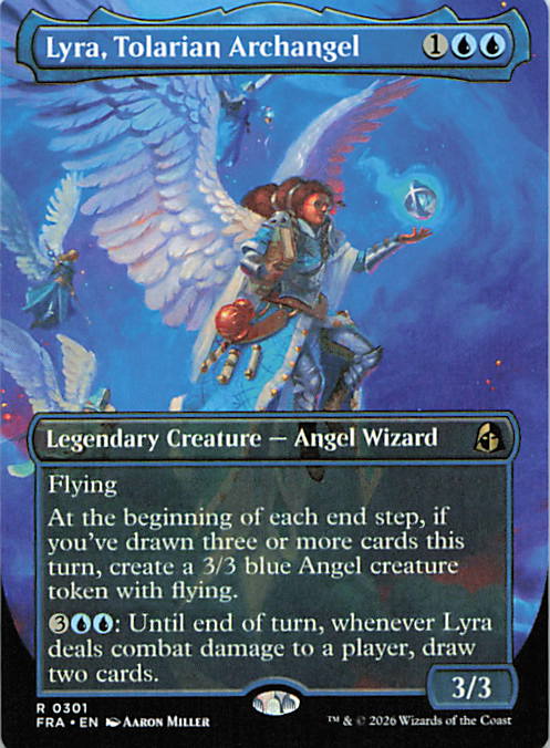 Lyra, Tolarian Archangel (Borderless) | Near Mint / English / Normal