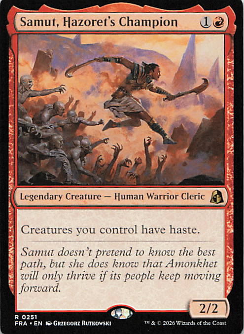 Samut, Hazoret's Champion | Near Mint / English / Normal