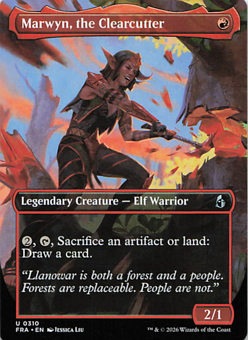 Marwyn, the Clearcutter (Borderless) | Near Mint / English / Normal