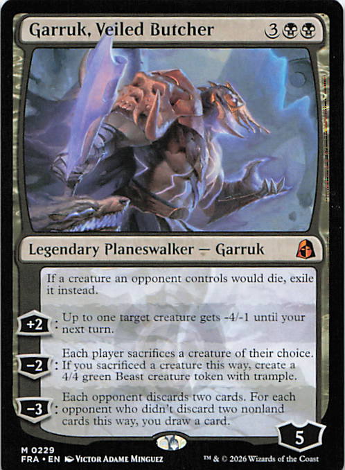 Garruk, Veiled Butcher | Near Mint / English / Normal