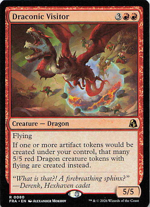 Draconic Visitor | Near Mint / English / Normal