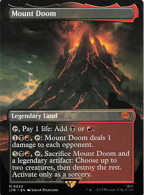 Mount Doom (Borderless)