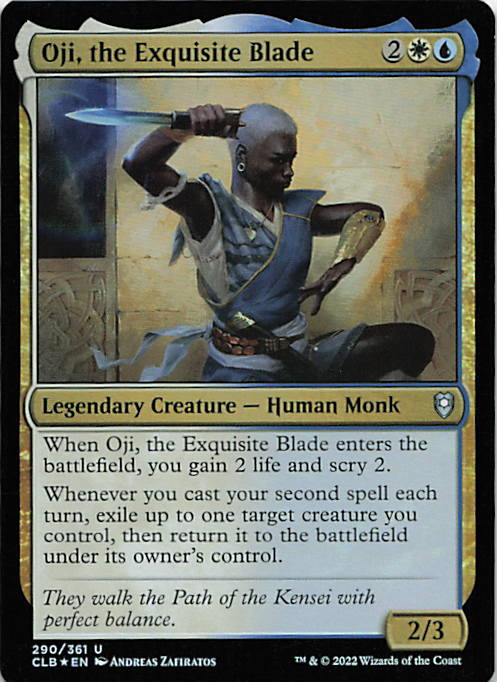 Oji, the Exquisite Blade | Near Mint / English / Foil
