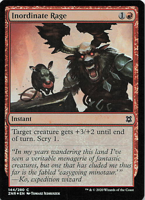 Inordinate Rage | Near Mint / English / Foil