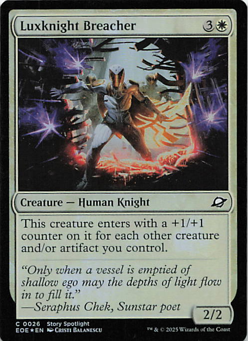 Luxknight Breacher | Near Mint / English / Foil