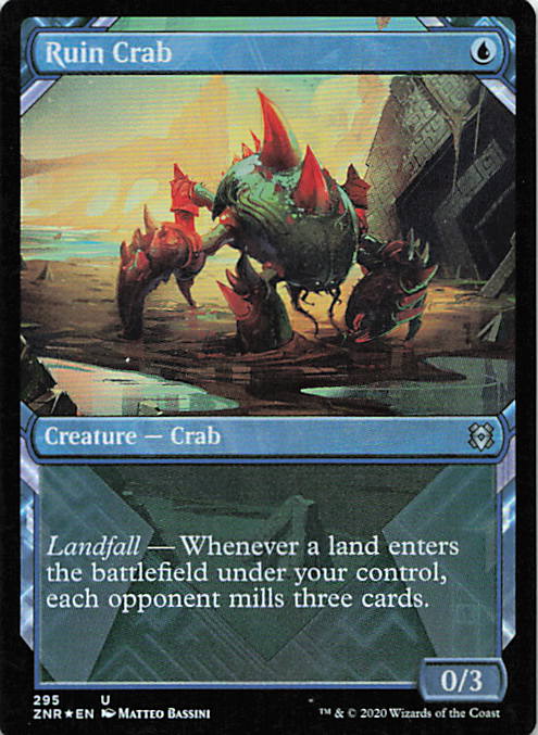 Ruin Crab (Showcase) | Near Mint / English / Foil