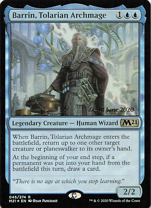 Barrin, Tolarian Archmage | Lightly Played / English / Foil