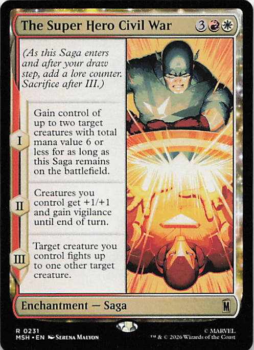 The Super Hero Civil War | Near Mint / English / Normal