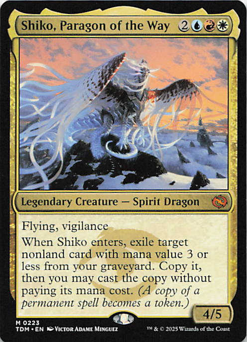 Shiko, Paragon of the Way | Near Mint / English / Normal