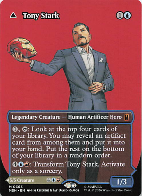 Tony Stark (Borderless) (0363) | Near Mint / English / Normal