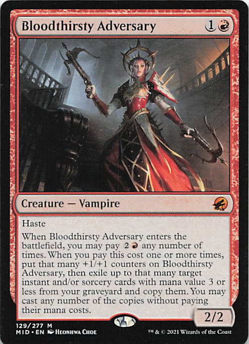 Bloodthirsty Adversary | Near Mint / English / Normal