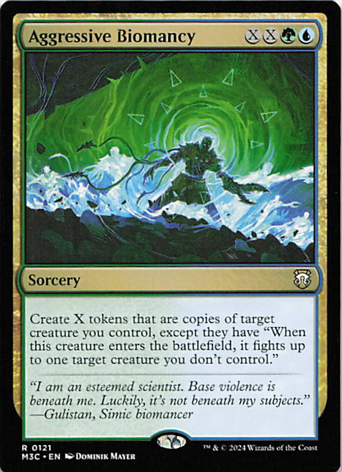Aggressive Biomancy | Near Mint / English / Normal