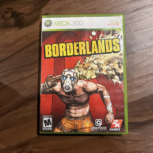 Borderlands Xbox 360 game cover (reference image) | Near Mint / English / New