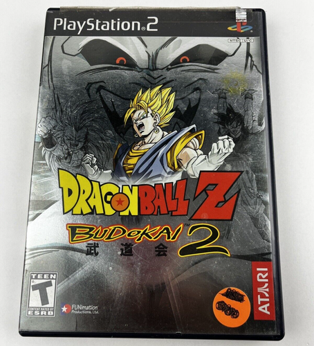 Dragon Ball Z: Budokai 2 PlayStation 2 game cover (reference image) | Near Mint / English / New